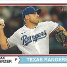 Max Scherzer 2023 Topps Heritage #640 Texas Rangers Baseball Card Max Scherzer 2023 Topps Heritage #640 Texas Rangers Baseball Card