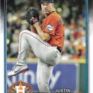 Justin Verlander 2024 Topps #62 Houston Astros Baseball Card Justin Verlander 2024 Topps #62 Houston Astros Baseball Card