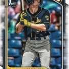 Luke Adams 2024 Bowman #BP-50 Milwaukee Brewers Baseball Card