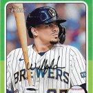 Willy Adames 2024 Topps Heritage #155 Milwaukee Brewers Baseball Card Willy Adames 2024 Topps Heritage #155 Milwaukee Brewers Baseball Card