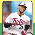 Byron Buxton 2024 Topps Heritage #126 Minnesota Twins Baseball Card Byron Buxton 2024 Topps Heritage #126 Minnesota Twins Baseball Card