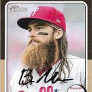 Brandon Marsh 2024 Topps Heritage #414 Philadelphia Phillies Baseball Card