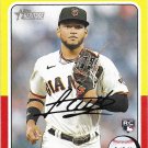 Luis Matos 2024 Topps Heritage Rookie #101 San Francisco Giants Baseball Card