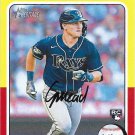Curtis Mead 2024 Topps Heritage Rookie #176 Tampa Bay Rays Baseball Card