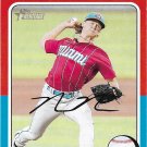 Max Meyer 2024 Topps Heritage #492 Miami Marlins Baseball Card