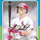Lars Nootbar 2024 Topps Heritage #166 St. Louis Cardinals Baseball Card