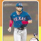 Jonathan Ornelas 2024 Topps Heritage Rookie #421 Texas Rangers Baseball Card