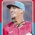 Eury Perez 2024 Topps Heritage #374 Miami Marlins Baseball Card