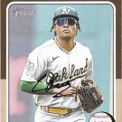 Esteury Ruiz 2024 Topps Heritage #300 Oakland Athletics Baseball Card