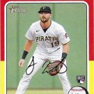 Jared Triolo 2024 Topps Heritage Rookie #253 Pittsburgh Pirates Baseball Card
