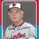 Earl Weaver 2024 Topps Heritage #153 Baltimore Orioles Baseball Card