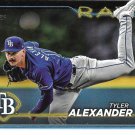 Tyler Alexander 2024 Topps Update #US235 Tampa Bay Rays Baseball Card