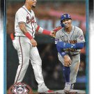 Orlando Arcia, Francisco Lindor 2024 Topps Update #US154 Braves, Mets Baseball Card