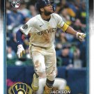Jackson Chourio 2024 Topps Update Rookie #US240 Milwaukee Brewers Baseball Card
