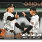 Gunnar Henderson, Jackson Holliday 2024 Topps Update #US285 Baltimore Orioles Baseball Card