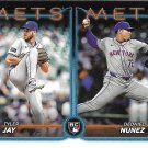 Tyler Jay, Dedniel Nunez 2024 Topps Update Rookie #US82 New York Mets Baseball Card