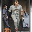 Jung Hoo Lee 2024 Topps Update Rookie Debut #US343 San Francisco Giants Baseball Card