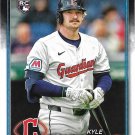 Kyle Manzardo 2024 Topps Update Rookie Debut #US337 Cleveland Guardians Baseball Card
