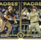 Mason McCoy, Chandler Seagle 2024 Topps Update Rookie #US227 San Diego Padres Baseball Card