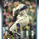 Tobias Myers 2024 Topps Update Rookie #US299 Milwaukee Brewers Baseball Card