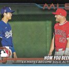 Shohei Ohtani, Mike Trout 2024 Topps Update #US76 Los Angeles Dodgers, Angels Baseball Card Shohei Ohtani, Mike Trout 2024 Topps Update #US76 Los Angeles Dodgers, Angels Baseball Card