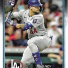 Andy Pages 2024 Topps Update Rookie #US221 Los Angeles Dodgers Baseball Card