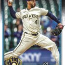 Joe Ross 2024 Topps Update #US135 Milwaukee Brewers Baseball Card