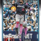 Carlos Santana 2024 Topps Update #US224 Minnesota Twins Baseball Card