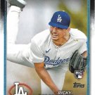 Ricky Vanasco 2024 Topps Update Rookie #US38 Los Angeles Dodgers Baseball Card