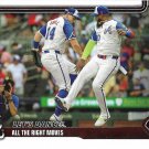 Let's Dance! (Adam Duvall, Marcel Ozuna) 2025 Topps #237 Atlanta Braves Baseball Team Card