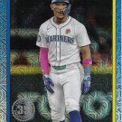 Julio Rodriguez 2025 Topps 1990 Silver Pack Mojo Chrome #T90C-57 Seattle Mariners Baseball Card