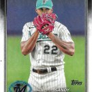 Sandy Alcantara 2024 Topps #636 Miami Marlins Baseball Card