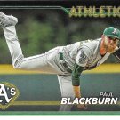 Paul Blackburn 2024 Topps #647 Oakland Athletics Baseball Card