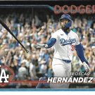 Teoscar Hernandez 2024 Topps #619 Los Angeles Dodgers Baseball Card