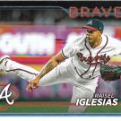 Raisel Iglesias 2024 Topps #396 Atlanta Braves Baseball Card Raisel Iglesias 2024 Topps #396 Atlanta Braves Baseball Card