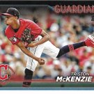 Triston McKenzie 2024 Topps #449 Cleveland Guardians Baseball Card