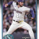 Andres Munoz 2024 Topps #488 Seattle Mariners Baseball Card