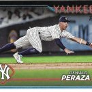 Oswald Peraza 2024 Topps #459 New York Yankees Baseball Card