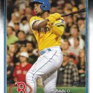 Pablo Reyes 2024 Topps #594 Boston Red Sox Baseball Card