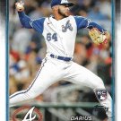 Darius Vines 2024 Topps Rookie #493 Atlanta Braves Baseball Card