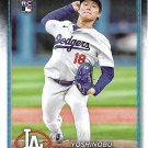 Yoshinobu Yamamoto 2024 Topps Rookie #553 Los Angeles Dodgers Baseball Card