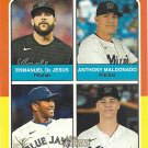 Enmanuel De Jesus, Anthony Maldonado, Emmanuel Ramirez, Eli Villalobos 2024 Topps Heritage #618 Card