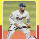 Ezequiel Duran 2024 Topps Heritage #588 Texas Rangers Baseball Card