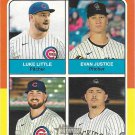 Luke Little, Evan Justice, Porter Hodge, Victor Vodnik 2024 Topps Heritage #620 Card