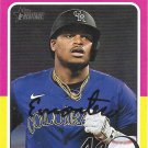 Elehuris Montero 2024 Topps Heritage #517 Colorado Rockies Baseball Card