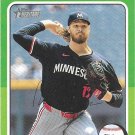 Bailey Ober 2024 Topps Heritage #536 Minnesota Twins Baseball Card