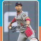 Eddie Rosario 2024 Topps Heritage #518 Washington Nationals Baseball Card