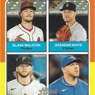 Blake Walston, Brendan White, Carmen Mlodzinski, Yariel Rodriguez 2024 Topps Heritage Baseball Card