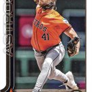 Spencer Arrighetti 2025 Topps #522 Houston Astros Baseball Card