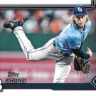 Shane Baz 2025 Topps #681 Tampa Bay Rays Baseball Card